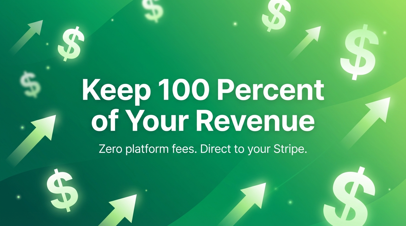 No Platform Fees: Keep 100% of Your Discord Revenue
