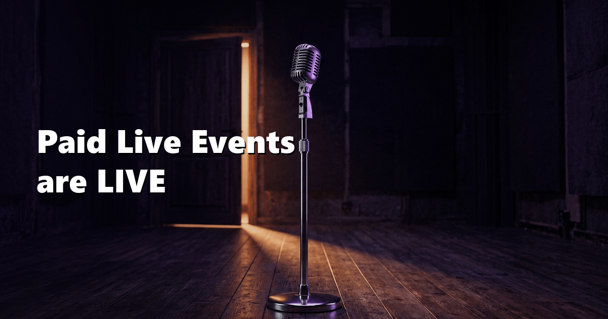 Paid Live Events: Sell Seats to Your Discord Voice Room